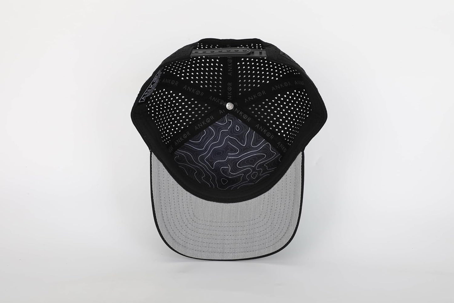 Ultra Performance Water-Resistant UPF 50 Baseball Hat | Golf | Boat | Beach | Lake | Workout | Everyday | Men and Women (Black Camo), 8
