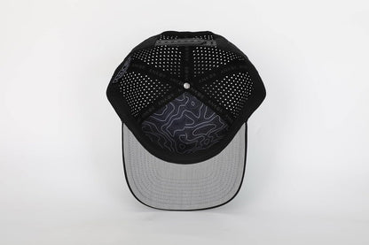 Ultra Performance Water-Resistant UPF 50 Baseball Hat | Golf | Boat | Beach | Lake | Workout | Everyday | Men and Women (Black Camo), 8