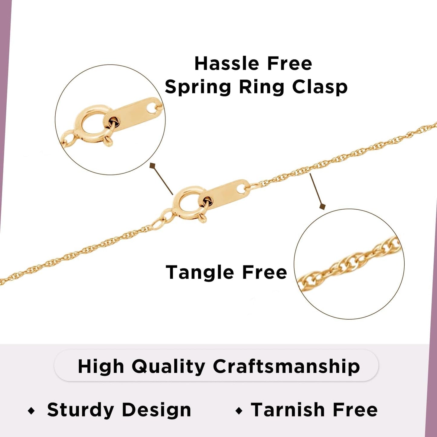 10K Yellow Gold Cross Pendant Necklace for Women | 1/2 CTTW Natural White round Diamonds | 18" Rope Chain | Luxury Jewelry with Gift Box | Timeless Fashion Jewelry Gift for Her