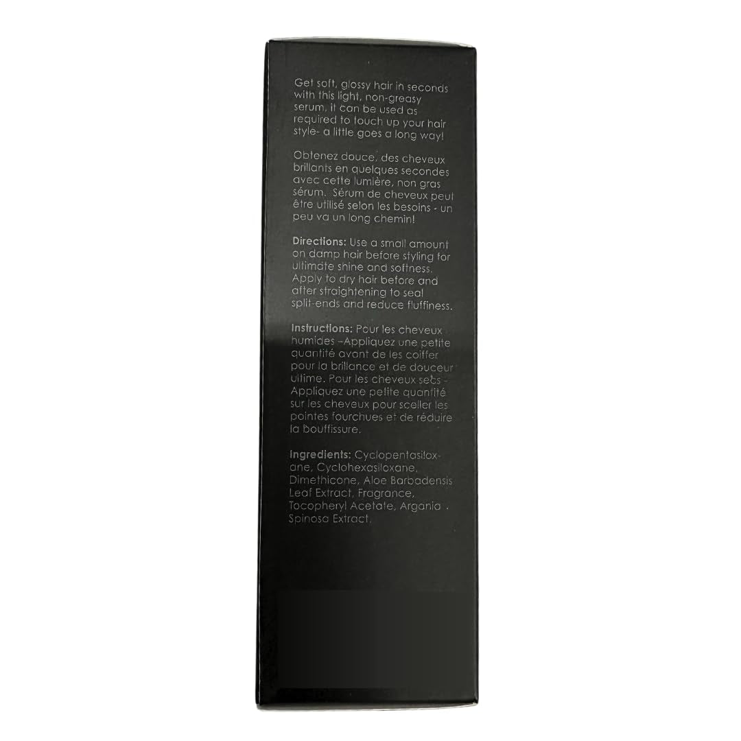 Argan Oil Hair Serum - for Dry, Damaged, Frizzy Hair - Anti-Frizz, Straightening, and Shine Serum with Vitamin E - 2 Fl. Oz.