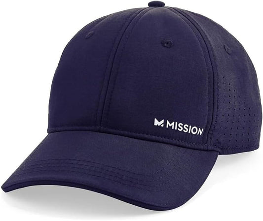 Cooling Vented Performance Hat Unisex One Size Cap for Workouts, Golf & Running, Sweat & Water Activated Technology