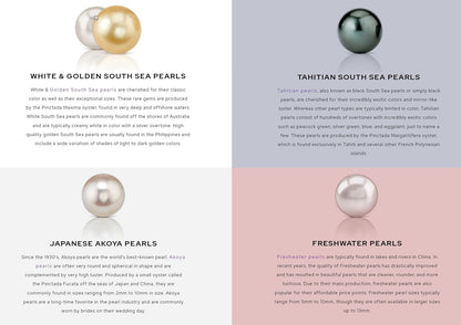 Genuine Baroque Black Tahitian South Sea Cultured Pearl Rosalind Earrings for Women