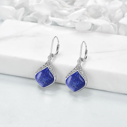 Teardrop Earrings Sterling Silver Filigree Irish Celtic Teardrop Drop Earrings Jewelry Gifts for Women Girls