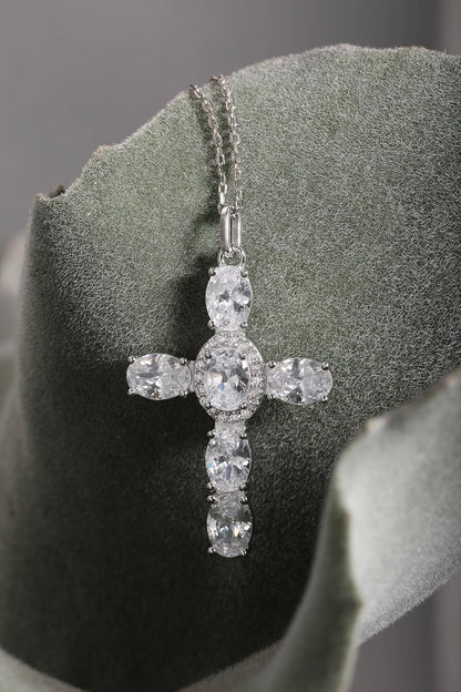 925 Sterling Silver Cross Necklaces for Women 18K Gold Plated Friendship Jewelry Trendy Charm Pendant Necklaces Dainty Necklaces Best Friend Birthday Gifts for Women Sister Mom Wife Her Friend Party - WORLD TIME VISITS