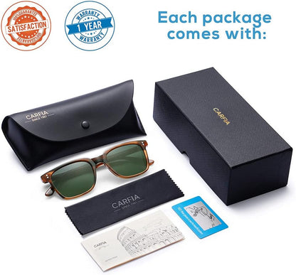 Polarized Men'S Sunglasses UV400 Protection for Driving Fishing Hiking Golf Outdoor Sport Glasses