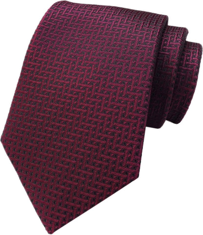 Men'S Stripe Plaid Ties Floral Pattern Business Formal Designer Wedding Neckties - WORLD TIME VISITS