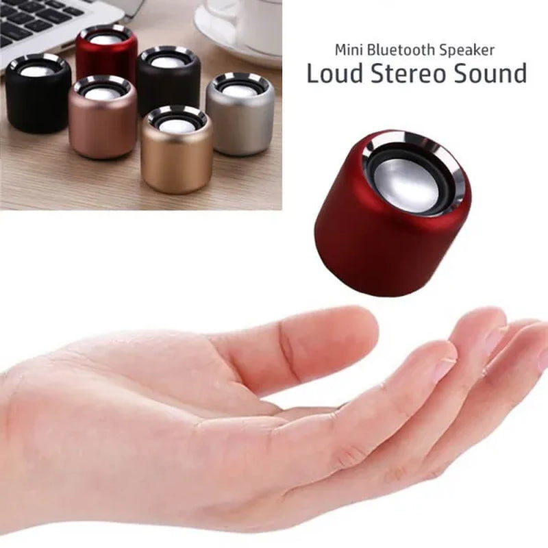 Supermini Bluetooth Speaker with 360° Loud Stereo Sound, Rich Bass and Max. 12-Hour Playtime - WORLD TIME VISITS