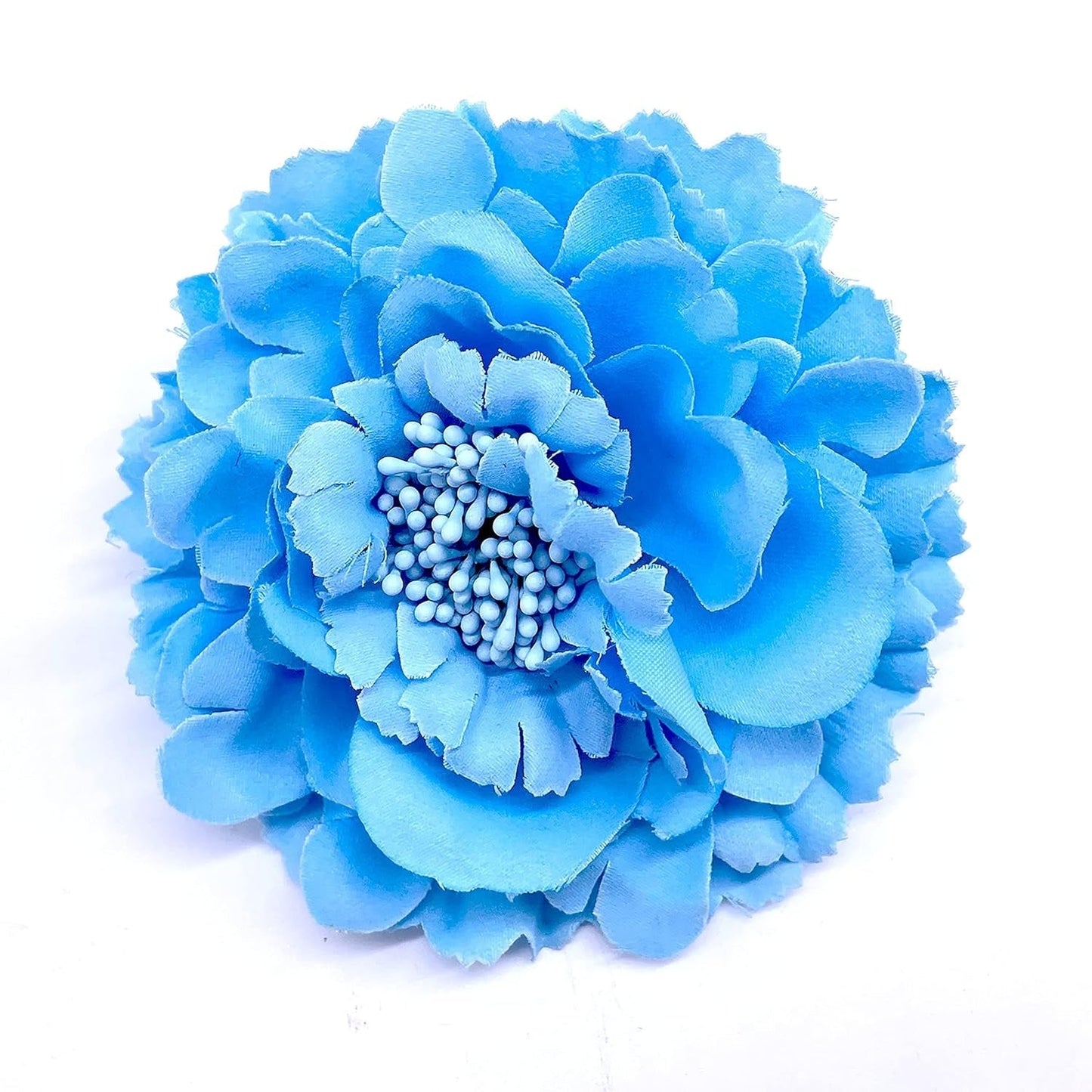 Hair Flower Clips Brooch Boutique Hair Accessories Bohemia Hairpins for Women Girls (Lake Blue)