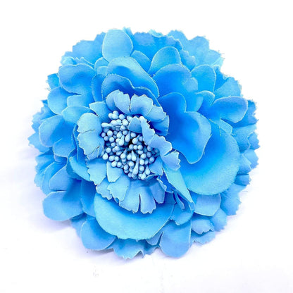 Hair Flower Clips Brooch Boutique Hair Accessories Bohemia Hairpins for Women Girls (Lake Blue)