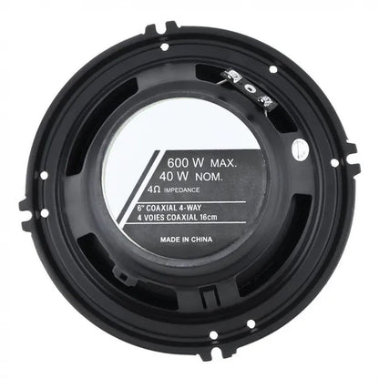 2Pcs 6 Inch 600W 4 Way Car Coaxial Speakers Music Stereo Full Range Frequency Hifi Speakers Non Destructive Installation