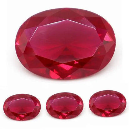 Large Ruby AAAA+ Unheated 20.50 Cts Natural Mined 13×18Mm Sri-Lanka Garnet Ruby Pigeon Red Oval Cut VVS Loose Gem