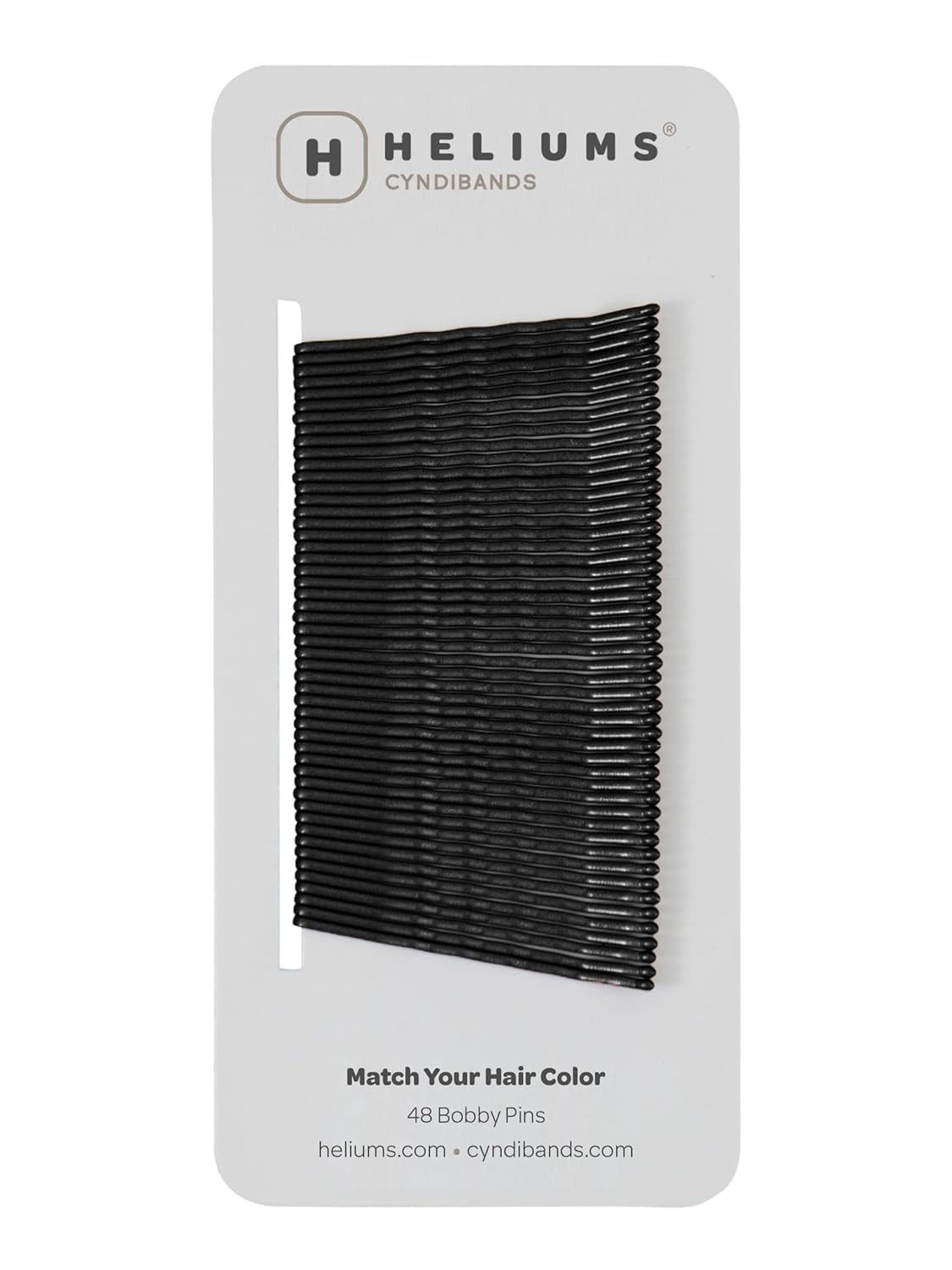 Bobby Pins - Black - 2 Inch Wavy Hair Pins, 48 Count