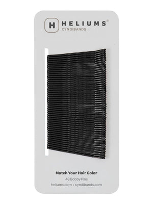 Bobby Pins - Black - 2 Inch Wavy Hair Pins, 48 Count