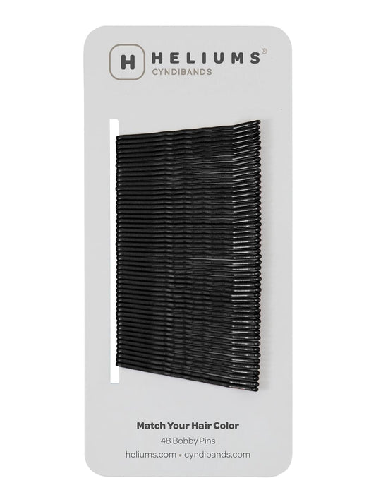 Bobby Pins - Black - 2 Inch Wavy Hair Pins, 48 Count