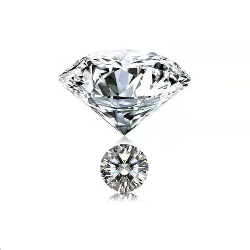 Luxury Moissanite D Color Round Shape VVS1 Excellent Clarity Natual Moissanite With GRA Certificate Report and Card (0.5Carat /1.0 Carat /2.0 Carat /3.0 Carat /4.0 Carat /5.0 Carat)