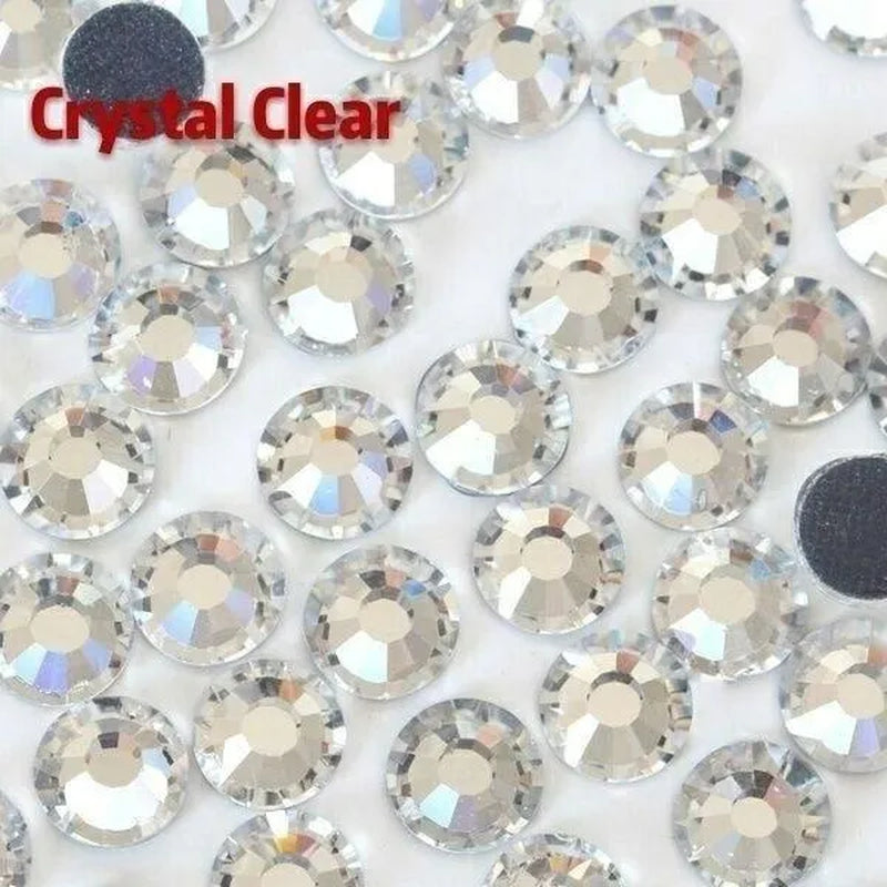SS6-SS30 High Quality  Hotfix Rhinestone Hot fix Diamond Iron On Rhinestones for DIY