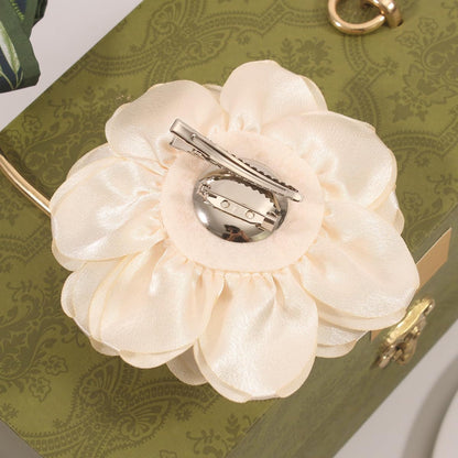Rose Flower Brooch and Pin | Elegant Hair Clip and Accessory for Women'S Dress