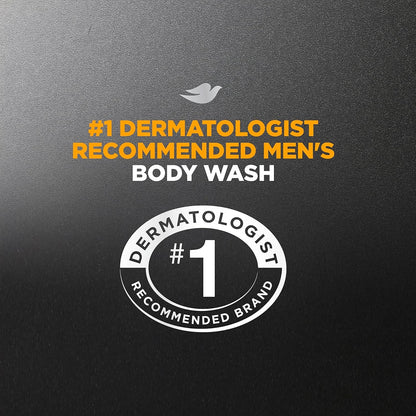 Body Wash Rejuvenating Mango + Cedarwood 4 Count for Men with 24-Hour Nourishing Micromoisture Technology 18 Oz