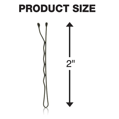 Pin & Match Bobby Pins - Hair Accessories for Women - Bobby Pins Black - Includes Storage Container - 75 Count