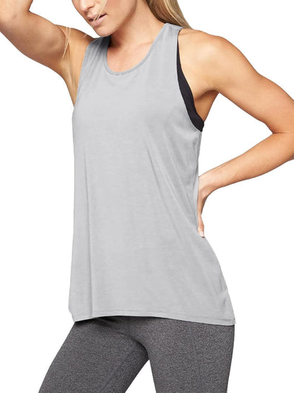Workout Tops for Women Yoga Athletic Shirts Tank Tops Gym Summer Workout Clothes - WORLD TIME VISITS