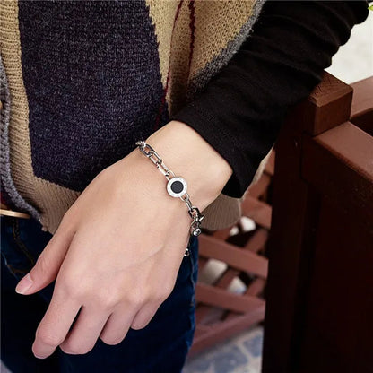 Fashion Accessories Jewelry Adjustable Bracelets Hand Chain Cubic Zirconia