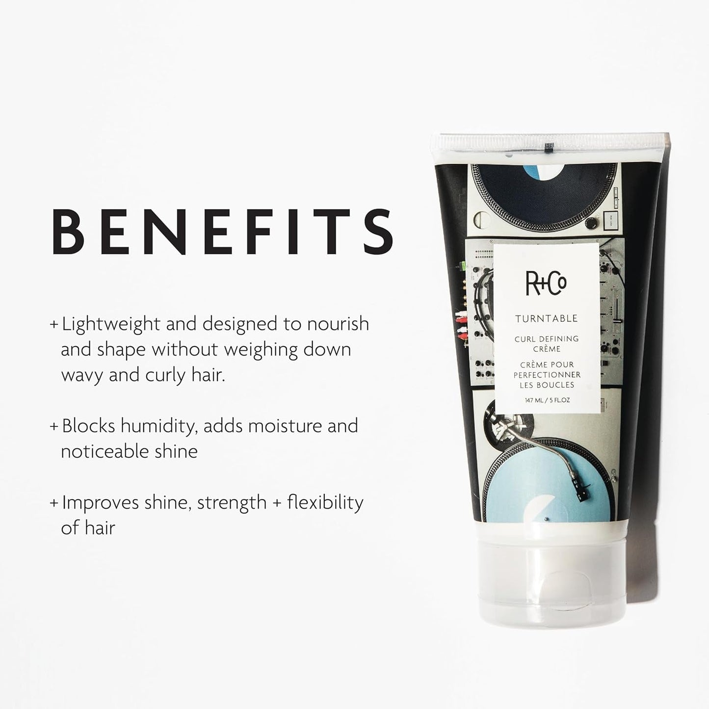 Turntable Curl Defining Cream | Lightweight Moisturizer for Defined + Shiny Curls | Vegan + Cruelty-Free | 5 Fl Oz - WORLD TIME VISITS