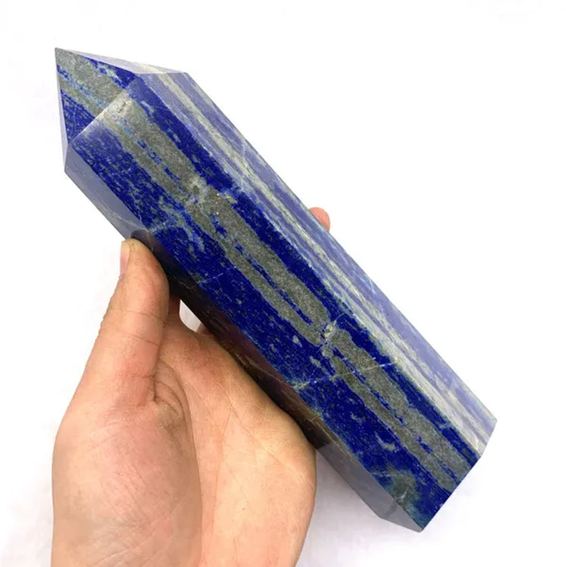 Big Size Natural Lapis Lazuli Healing Wand Lapis Lazuli Crystal Quartz Points
