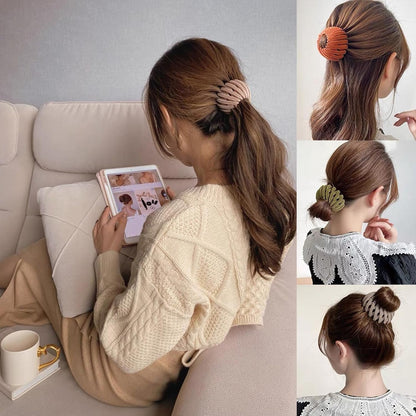 7PCS Women'S Hair Accessories, Bird Nest Magic Hair Clip with Hair Bun Clips - WORLD TIME VISITS