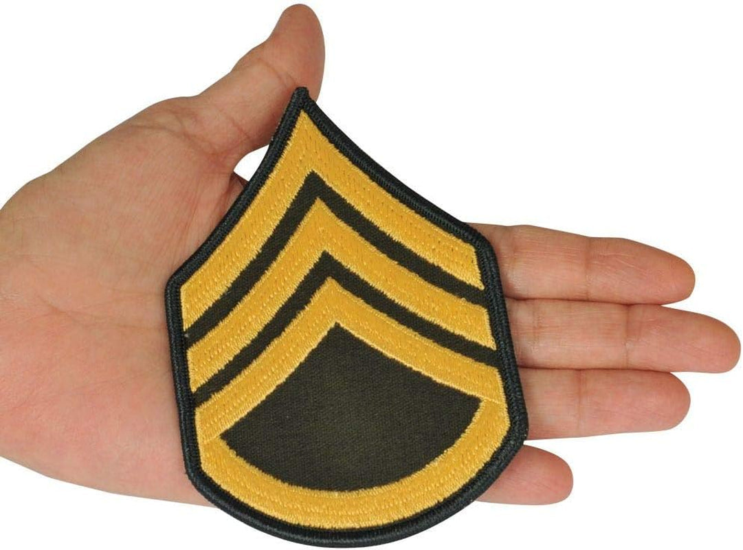 Army Staff Sergeant SSG E6 Cloth Rank for ASU Size Male