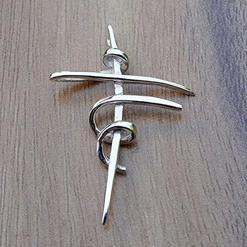 SALE! Cross Sterling Silver 925 Pendant Minimalistic Design Religious Unisex Jewelry