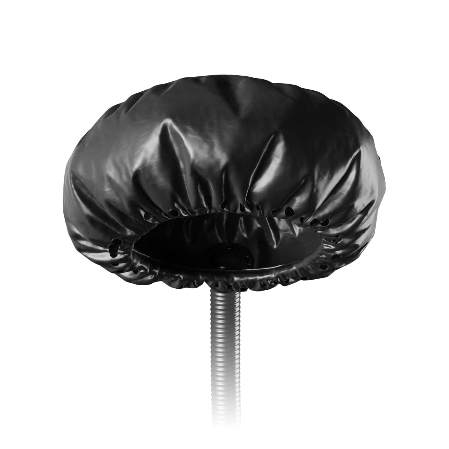 80745 Ionic Professional Bonnet Hair Dryer - Includes 40" Flexible Hose & Convenient Storage Case, Fits on Average Size of 1" Roller, 2 - Speed/ 2 Heat Settings for Styling - 500 Watts, Black - WORLD TIME VISITS