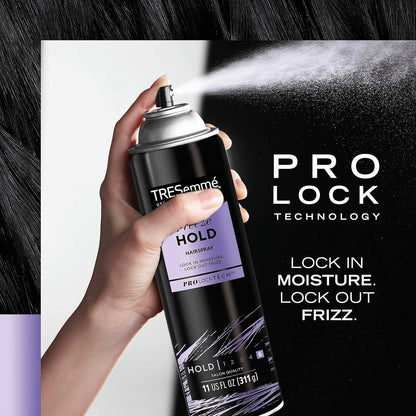 Tresemm? TRES Two Aerosol Hairspray for All Hair Types Freeze Hold Hair Styling anti Frizz Hairspray with All Day Humidity Resistance 11 Oz, Pack of 6