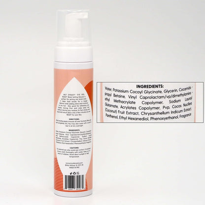 Moose Hair Setting Lotion Foam for Box Braids and Long-Lasting Hold - Professional Braiding Sealer Mousse for Black Women, 8.4Oz/250Ml