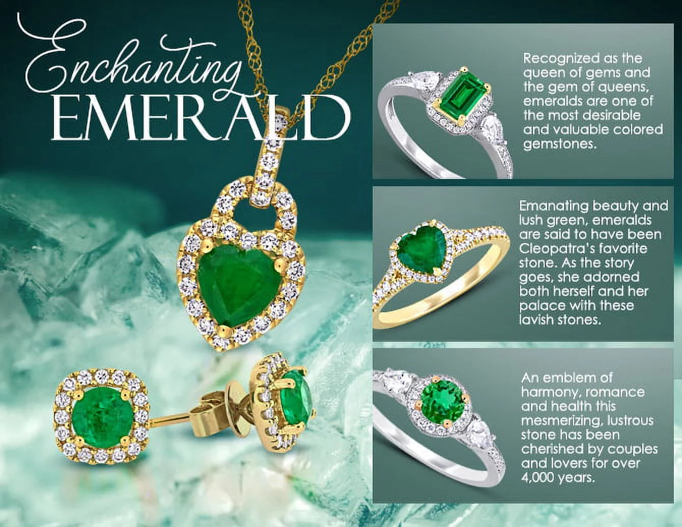 Women'S 1/10 CT Created Emerald 1/10 CT T.W. Diamond Sterling Silver Infinity Symbol Ring - WORLD TIME VISITS