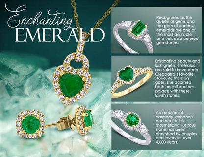 Women'S 1/10 CT Created Emerald 1/10 CT T.W. Diamond Sterling Silver Infinity Symbol Ring - WORLD TIME VISITS