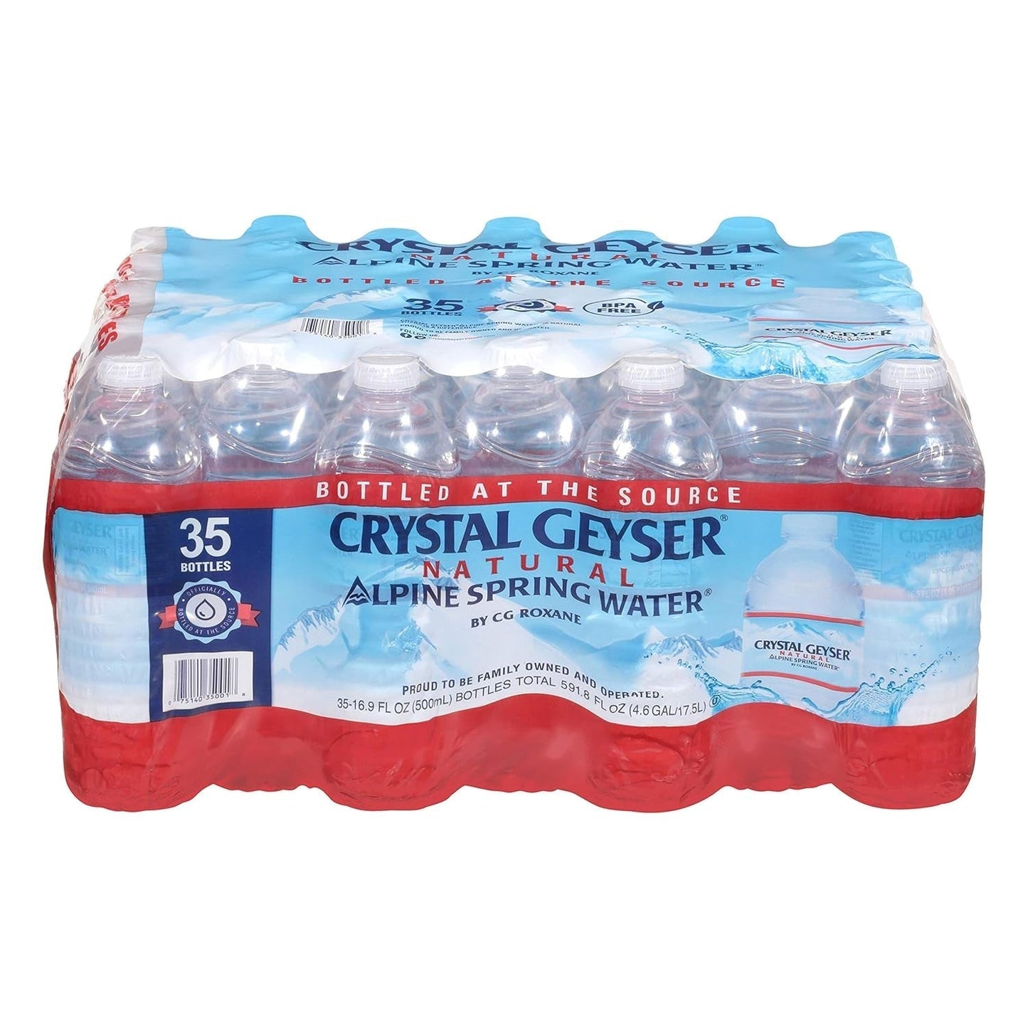 Alpine Spring Water,16.9 Fl Oz (Pack of 35),Bottled at the Source (075140350018) - WORLD TIME VISITS