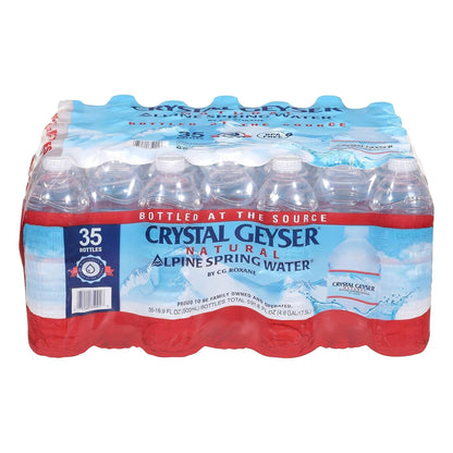 Alpine Spring Water,16.9 Fl Oz (Pack of 35),Bottled at the Source (075140350018) - WORLD TIME VISITS