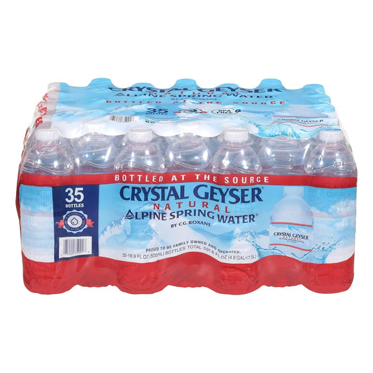 Alpine Spring Water,16.9 Fl Oz (Pack of 35),Bottled at the Source (075140350018) - WORLD TIME VISITS