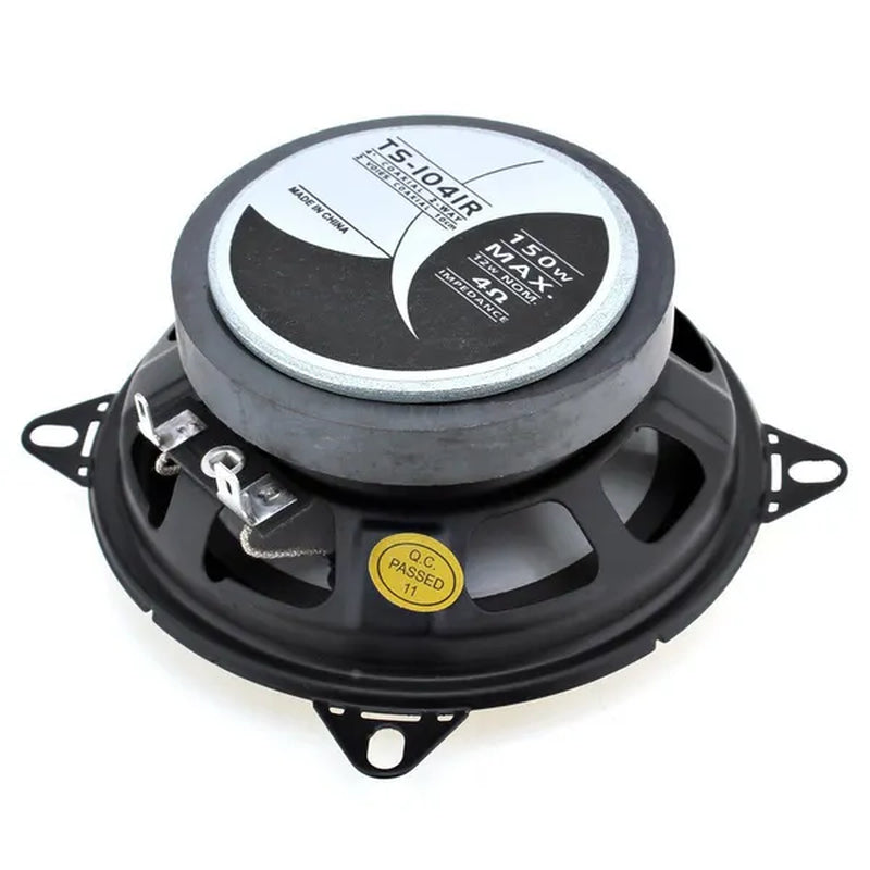 2Pcs 4 Inch 10Cm 150W Dual-Cone Car Coaxial Horn Audio Music Stereo Full Range Frequency Hifi Speakers Non-Destructive Installation