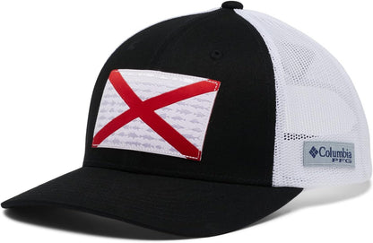 Unisex-Adult Pfg Fish Flag Mesh Snap Back