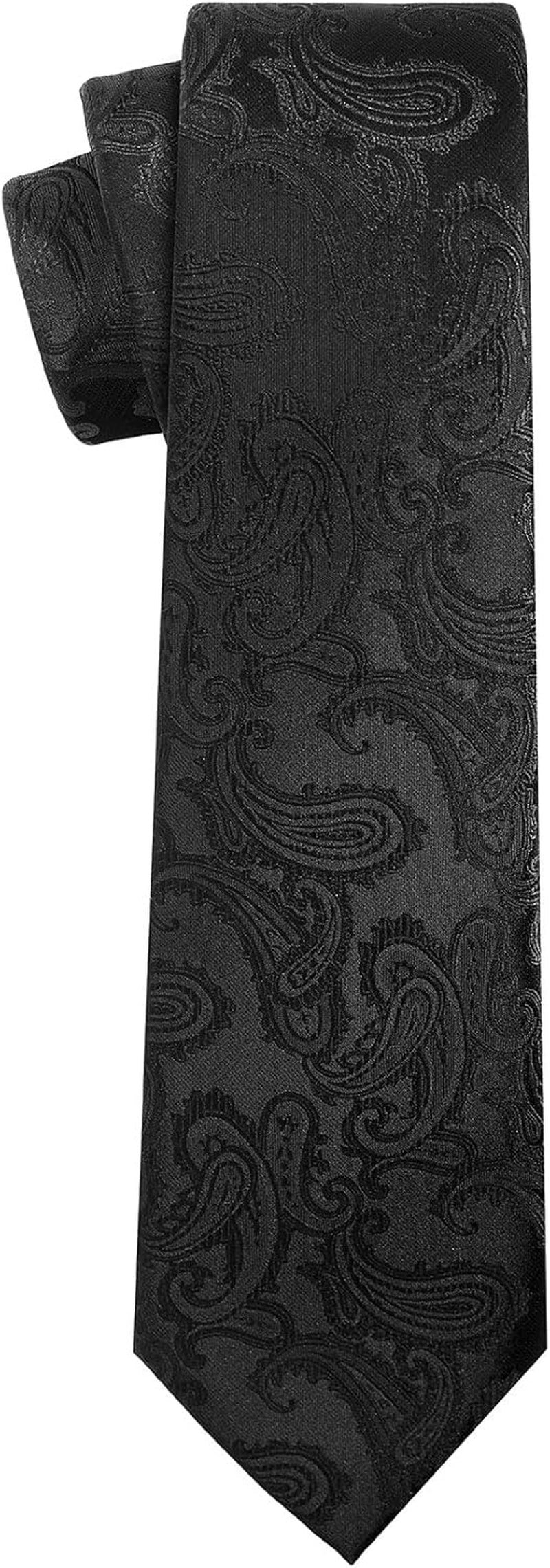 Mens Necktie Classic Paisley Event Tie + Gift Box