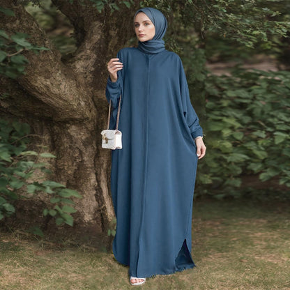 Abayas for Women Muslim Dress Modest Maxi Robe Abaya Kaftan Dresses Eid Prayer Clothes Arabian Islamic Dubai Outfit