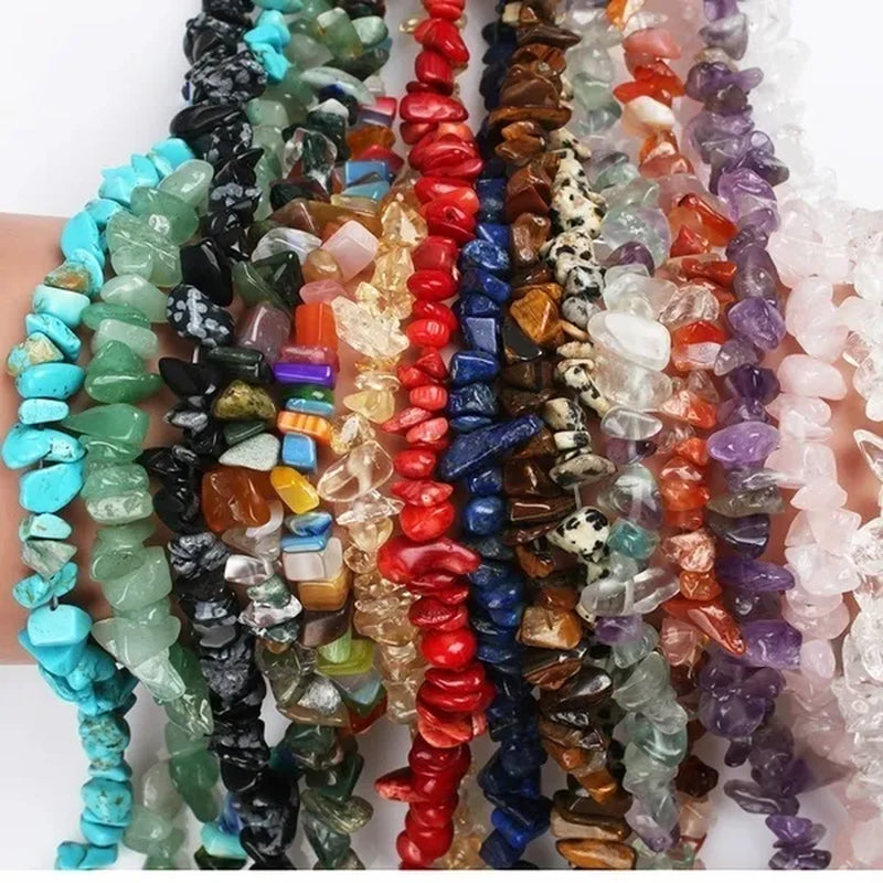 Natural Stone Irregular Agate Crystal Loose Beads for Jewelry Production DIY Bracelet Necklace Earrings Jewelry Gemstone 5-8mm