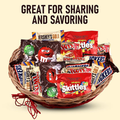 KATIES KANDY KORNER Individually Wrapped Chocolate Mix Bulk of Gold, Twix, M&M, Skittles, Starburst, Snickers, Whoppers, Assorted Candy for Holidays, Christmas, Birthdays - 5Lb