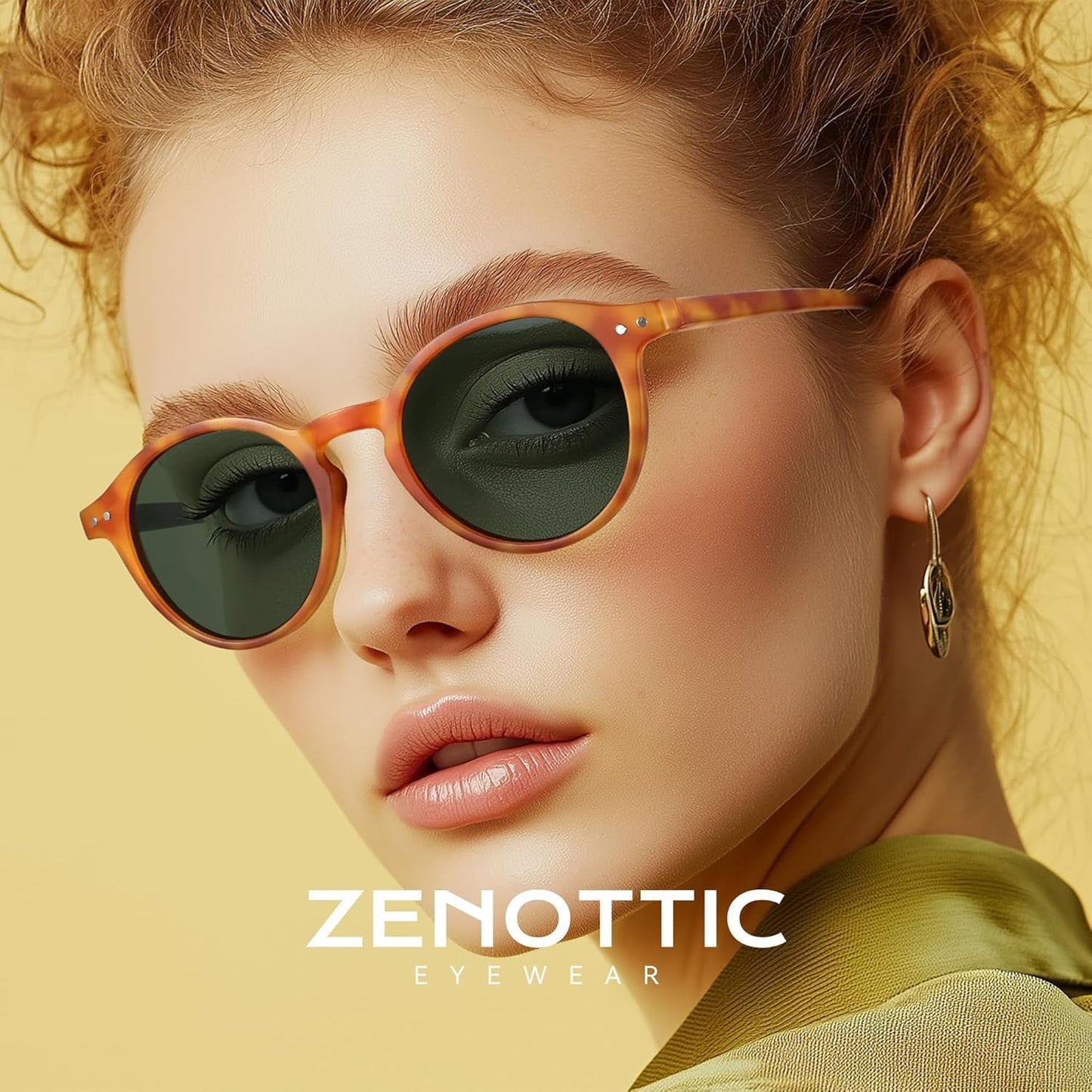 Polarized round Sunglasses, Stylish Sunglasses for Men and Women Retro Classic, Multi-Style Selection
