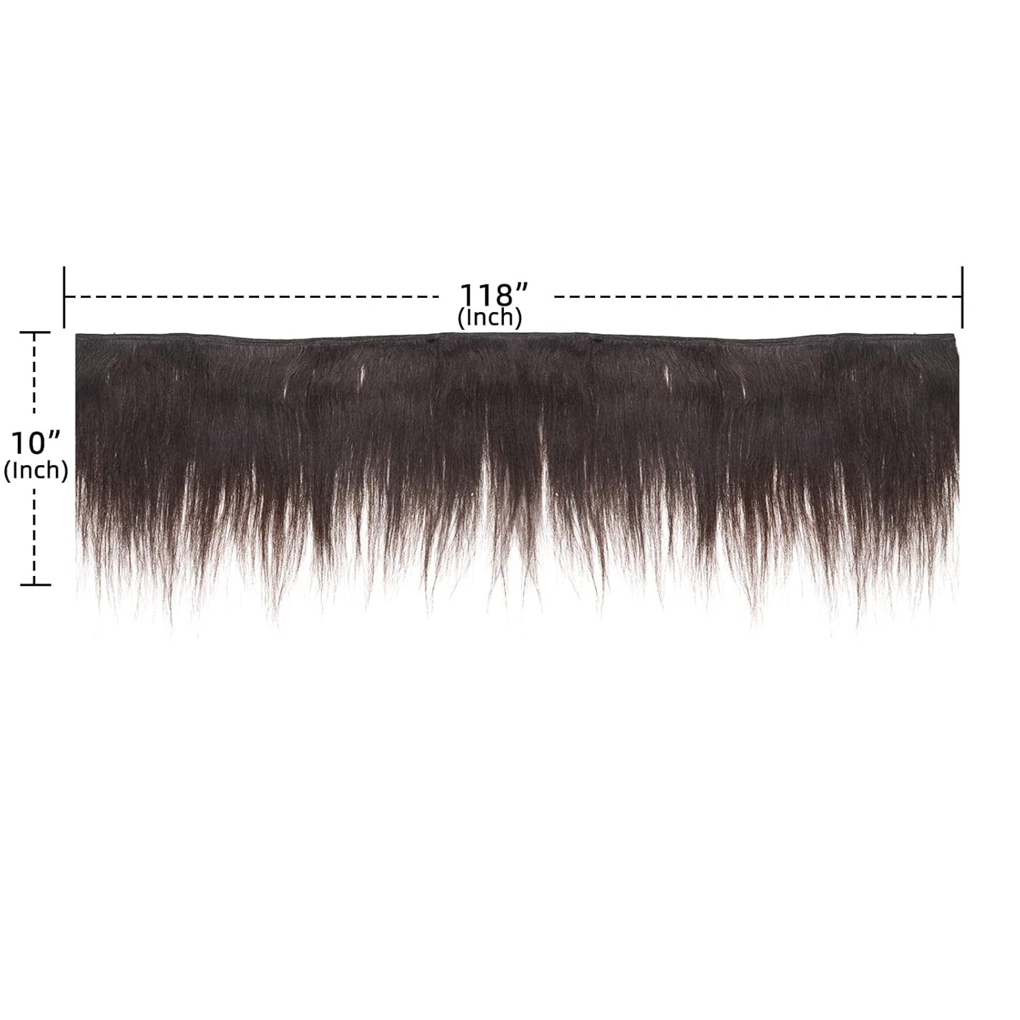 New Remy Yaky-Remy Blue 100% VIRGIN Human Hair Weave- Shed Free&Tangle Free (#1, 10“ Packs of 2)