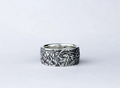 Exquisite 925 Sterling Silver Cat Ring Women Men Party Fine Jewelry