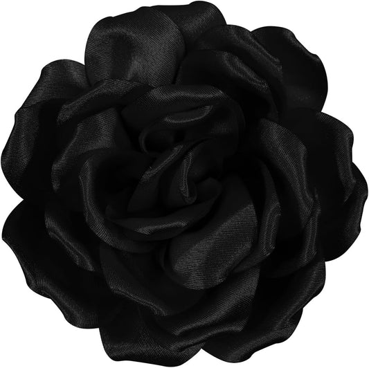 Rose Flower Brooch and Pin | Elegant Hair Clip and Accessory for Women'S Dress