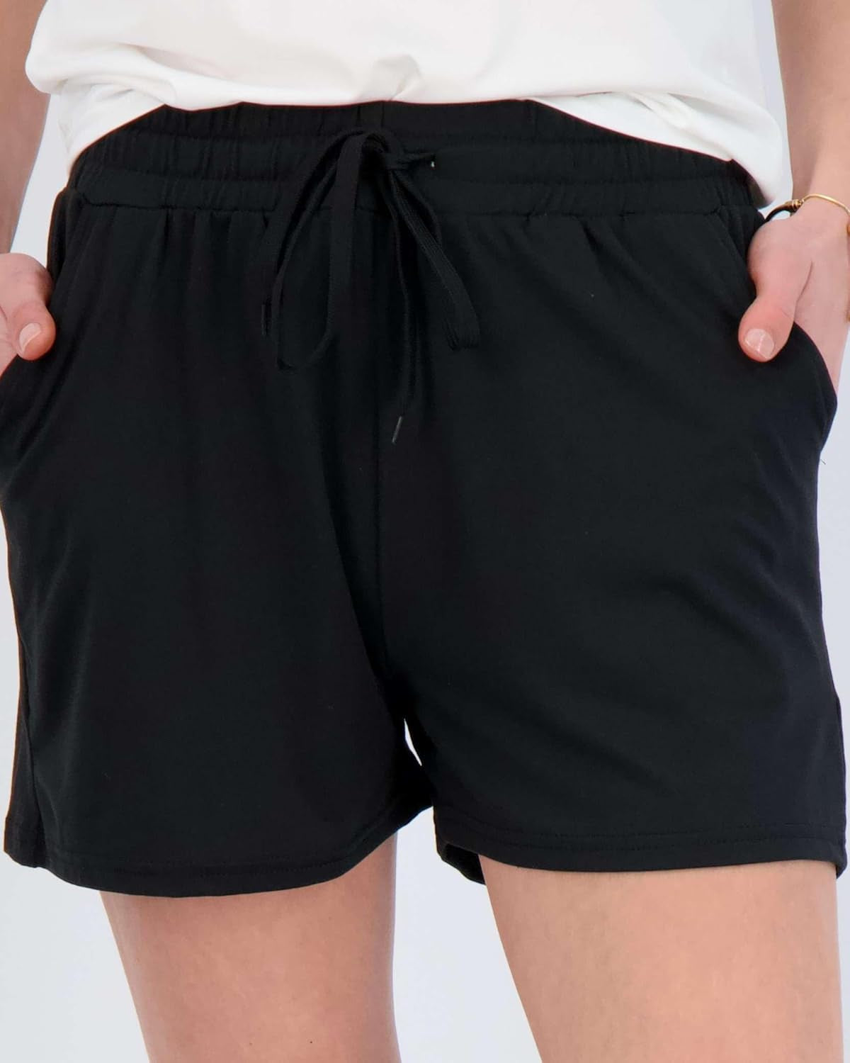 3 Pack: Womens Ultra-Soft Athletic Lounge Casual Sweat Shorts with Pockets (Available in plus Size)