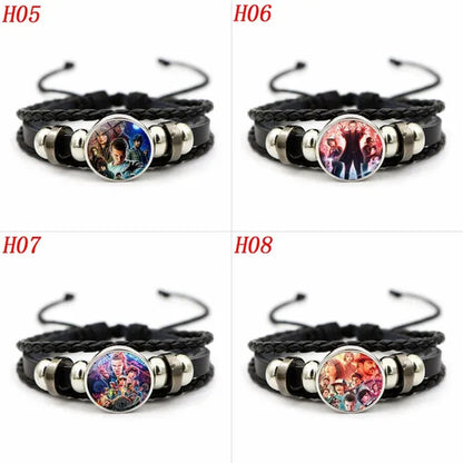 12 Styles Stranger Things 4 Hellfire Club Time Gem Bracelets & Bangles for Unisex Women Men Fashion Jewelry Gifts - WORLD TIME VISITS